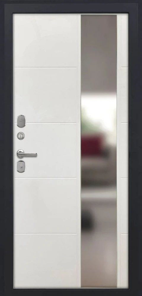 Входная дверь ДвериПРО Модель L-49 ФЛЗ-649 капучино (зеркало) DPRO198136 внутренняя сторона