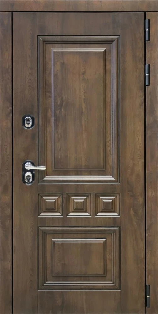 Входная дверь ДвериПРО Аура ПВХ 10мм Астрод Velutto Grigio DPRO198161 внешняя сторона