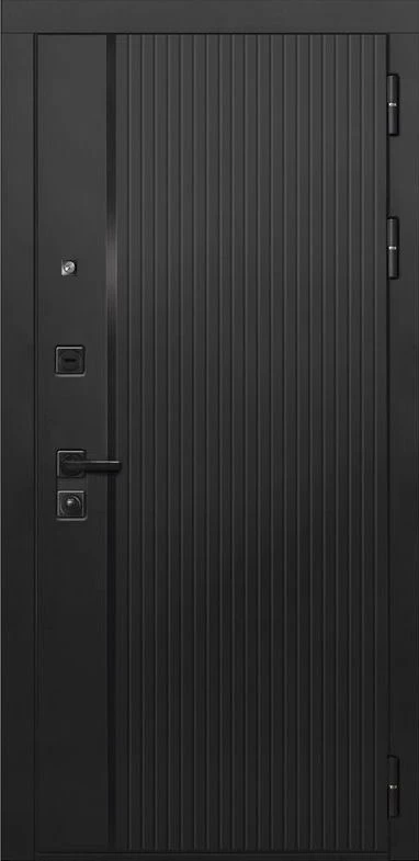 Входная дверь ДвериПРО L-45 ФЛ-609 (L-52, 10мм, белый матовый) DPRO195425 внешняя сторона