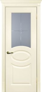 Межкомнатная дверь Смальта 12 Слоновая кость ral 1013 