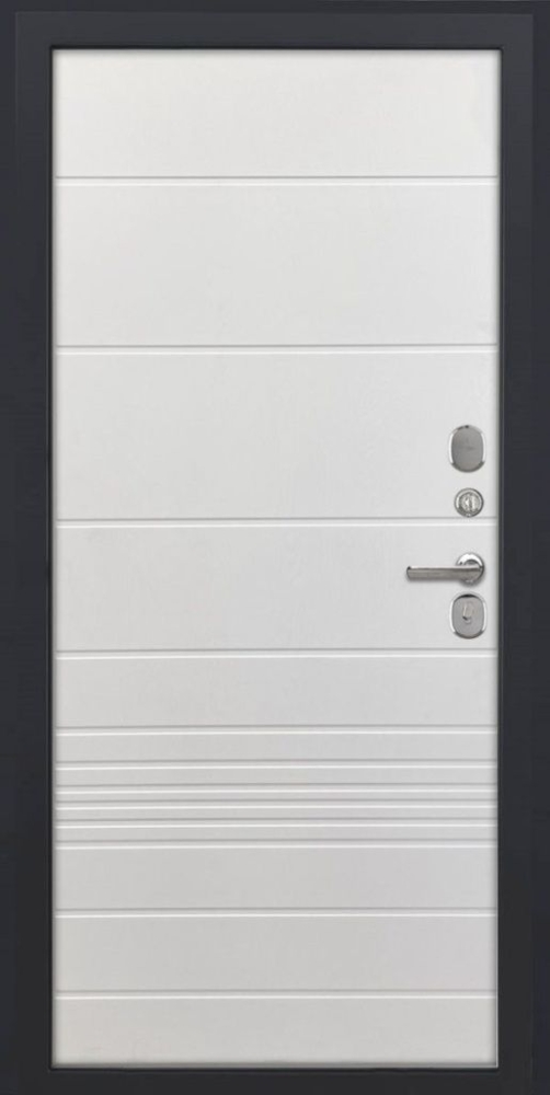 Входная дверь ДвериПРО L-45 ФЛ-700 (10мм, ясень белый) DPRO195457 внутренняя сторона