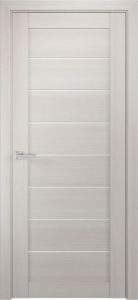 Межкомнатная дверь ЛУ-7 белёный дуб (стекло сатинат, 900x2000)
